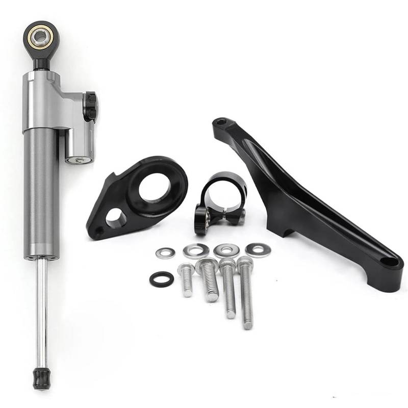 Motorradhalterung einstellbarer Aluminium Motorrad Einstellbare Lenkung Dämpfer Stabilisator Halterung Montage Unterstützung Kit Halter FÜR Suzuki Für SV650 2016-2022 CNC Stoßdämpfer CNC-Montagesatz(G von LNMLRBXEXZ