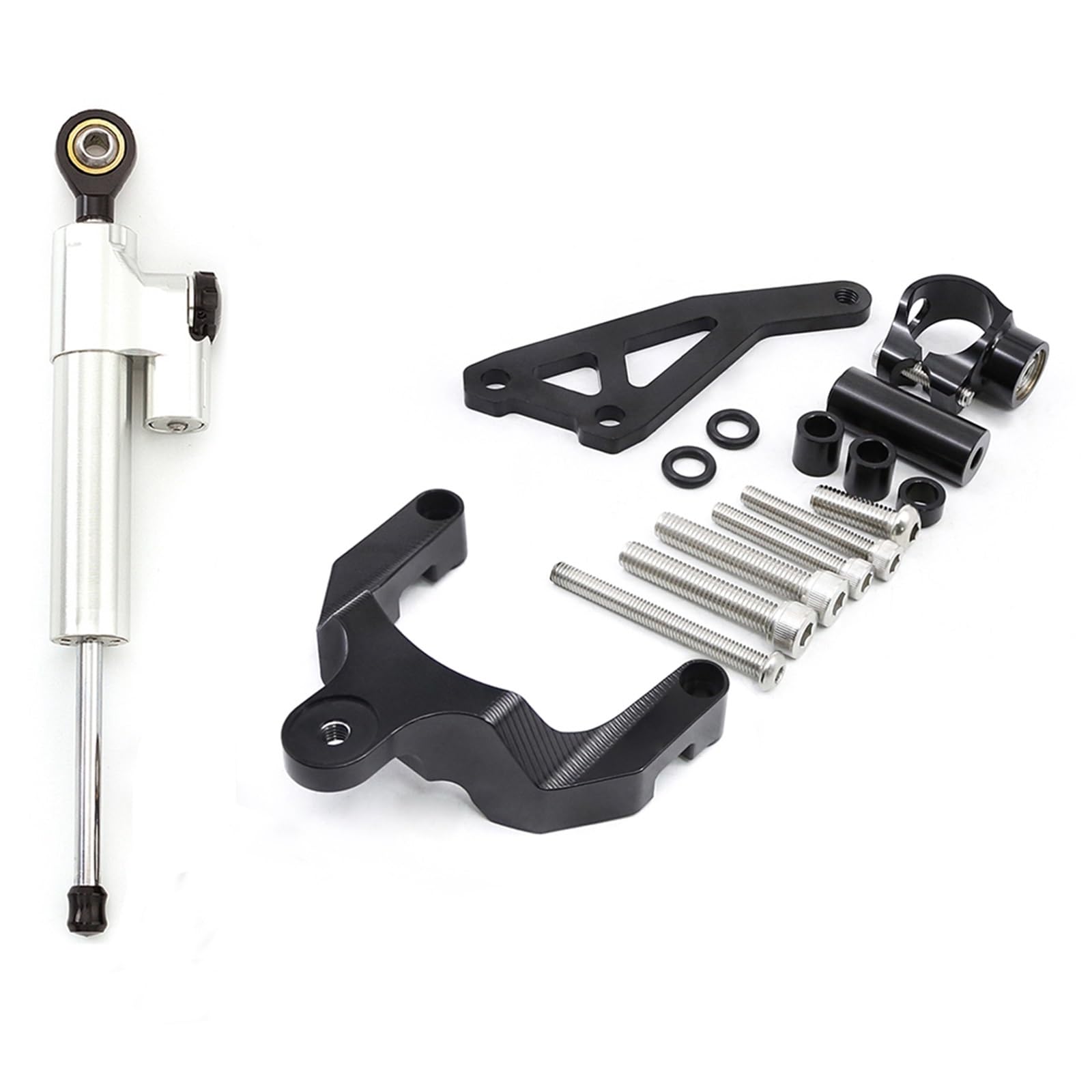 Motorradhalterung einstellbarer CNC Aluminium Montage Halterung Kit Lenkung Dämpfer Schock Abosber Stabilisator FÜR Suzuki Für GSR750 Für GSR 750 2011 2012 2013 2014 2015 Stoßdämpfer CNC-Montagesatz(T von LNMLRBXEXZ