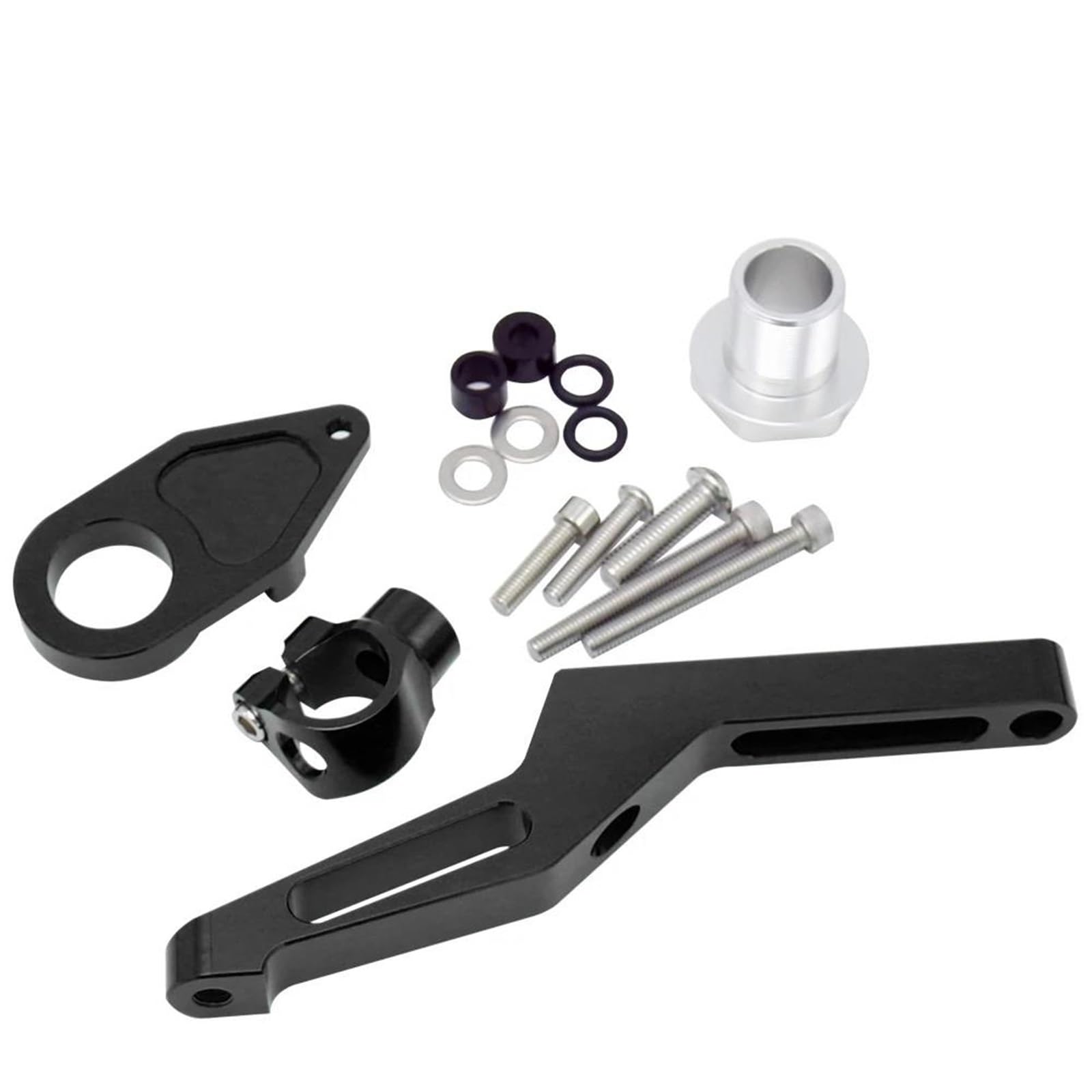 Motorradhalterung einstellbarer Motorrad Lenkung Stabilisieren Dämpfer Montage Halterung Kit Für Kawasaki Für Ninja Für ZX-6R ZX636 ZX6R 2005-2022 Für ZX10R ZX-10R 2004 2005 Stoßdämpfer CNC-Montagesat von LNMLRBXEXZ