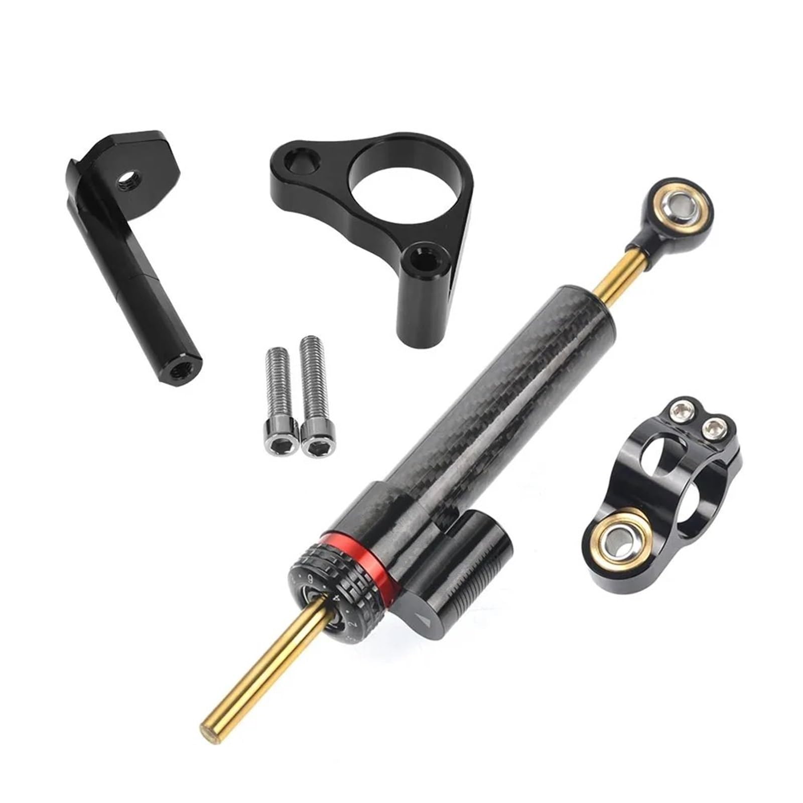 Motorradhalterung einstellbarer Motorrad Lenkung Stoßdämpfer Halterung Stabilisator Stabilität Sicherheit Control Für Suzuki Für GSX250R Für GSX 250R Für Gsx250r 250 R Stoßdämpfer CNC-Montagesatz(Type von LNMLRBXEXZ