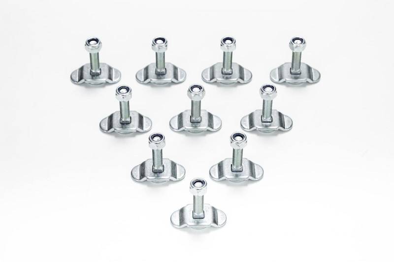 LOADCARE 10x Schraubfitting M8 30 mm für Airlineschiene/Zurrschienen, Airlinebeschlag von LOADCARE