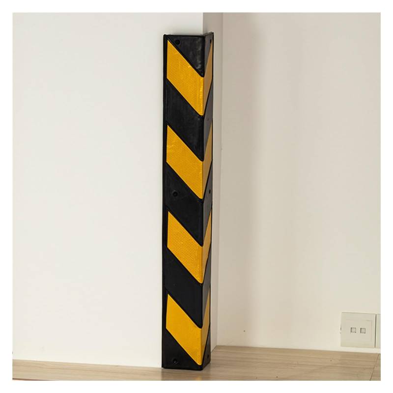 Protector Wall Corner Guard for Parking Garages,Reflective Wall Corner Protector with Yellow Strips(10pcs 150cm) von LOANDSDE