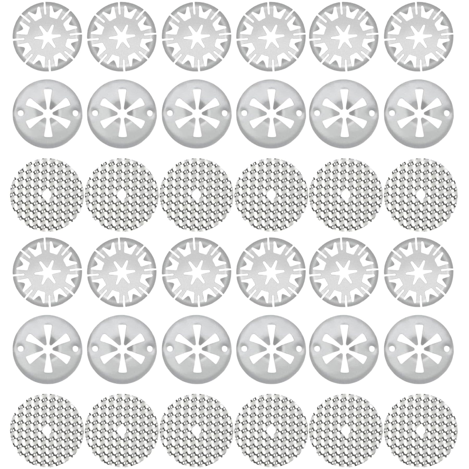 12 Sets Hitzeschutzplatte Reparatursatz für Auto, 30mm Klemmscheiben Hitzeschutzblech, 52mm Reparaturbleche, Hitzeschild Schutzplatten Reparatursatz, Kompatibel mit VW Skoda N90335004 6715468 (36) von LOEPENLE