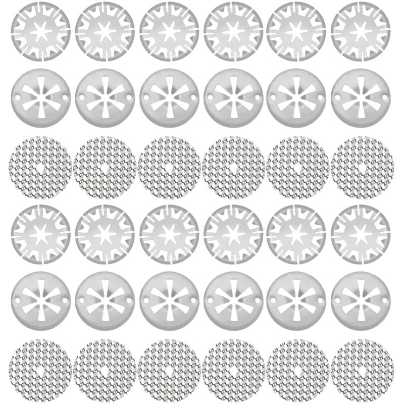 12 Sets Hitzeschutzplatte Reparatursatz für Auto, 30mm Klemmscheiben Hitzeschutzblech, 52mm Reparaturbleche, Hitzeschild Schutzplatten Reparatursatz, Kompatibel mit VW Skoda N90335004 6715468 (36) von LOEPENLE