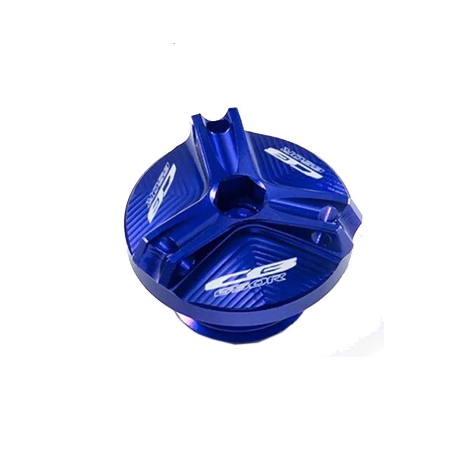 Für HON@&DA CB650R CB 650R 2019-2023 Motorradzubehör CNC-Bremsflüssigkeitsbehälterdeckel Vorn Motoröl-Einfülldeckel(Oil Filler Cap-Blue) von LOFIRY