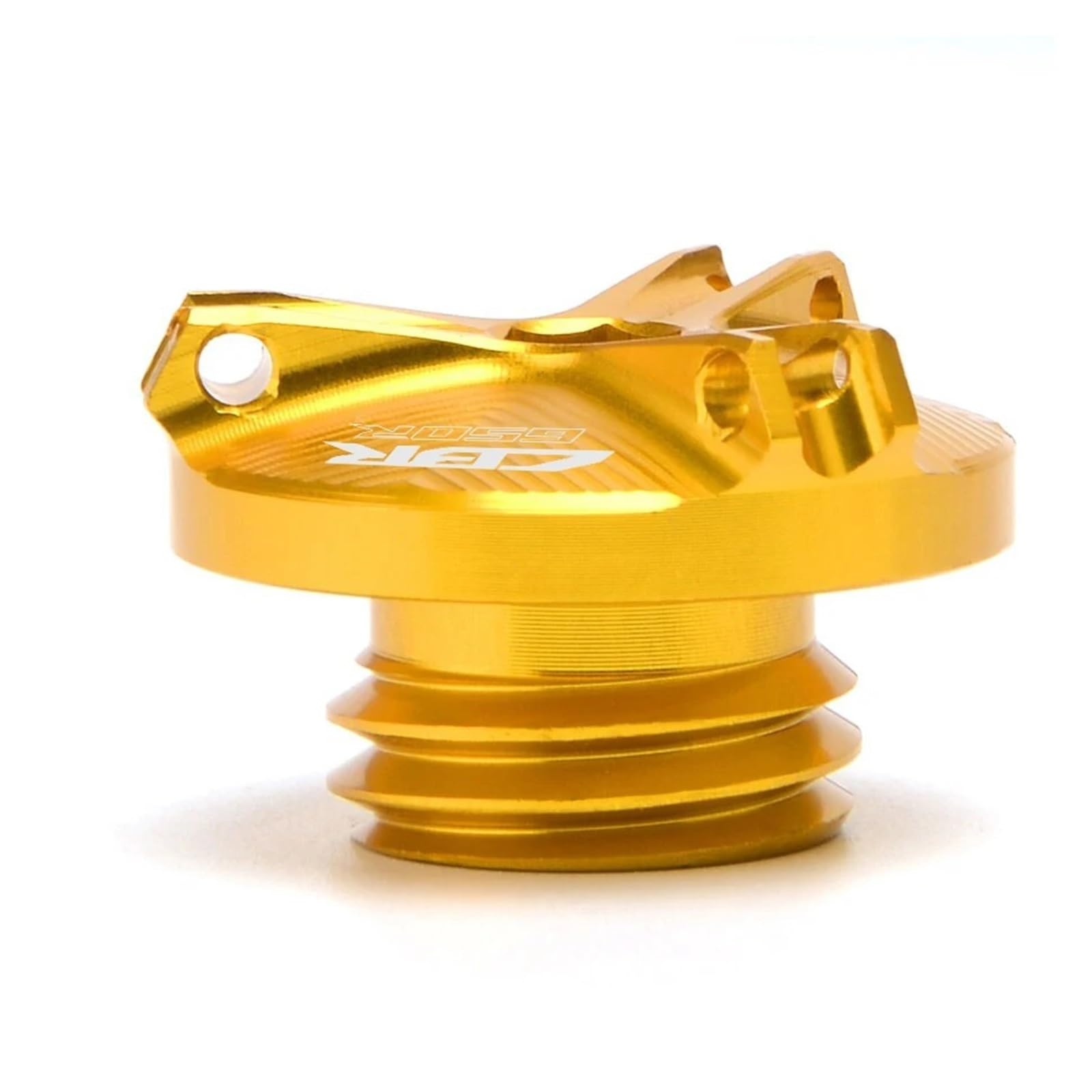 Für HON@&DA CBR650R CBR 650R CBR 650 R 2019-2022 Motorrad-Tankdeckel, Vorderer Bremsflüssigkeitsbehälterdeckel, Motoröl-Einfülldeckel(Oil filler cap-Gold) von LOFIRY