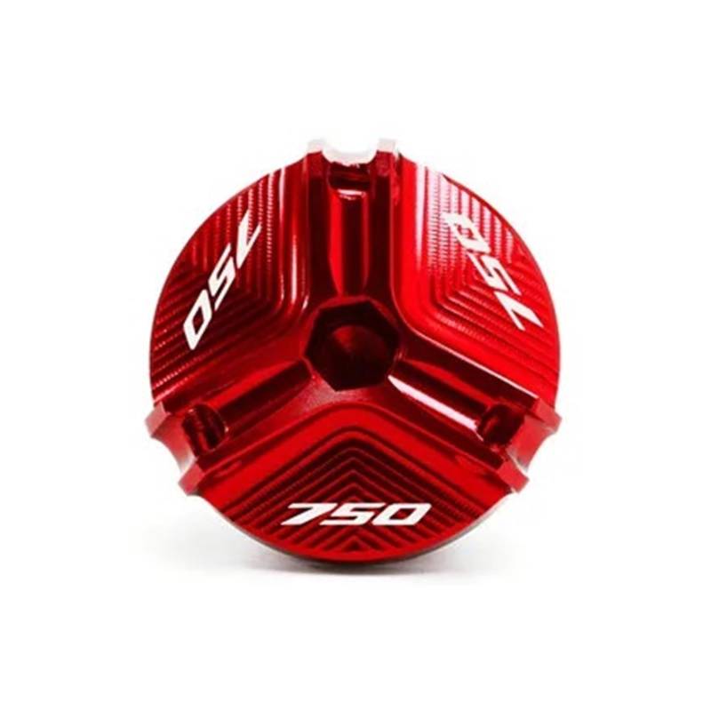 Für HON@&DA Forza 750 FORZA750 2020 2021 2022 2023 2024 Motorrad-Bremsflüssigkeitsbehälterdeckel, Tankeinfülldeckel, Motoröleinfülldeckel(1 oil cap-Red) von LOFIRY