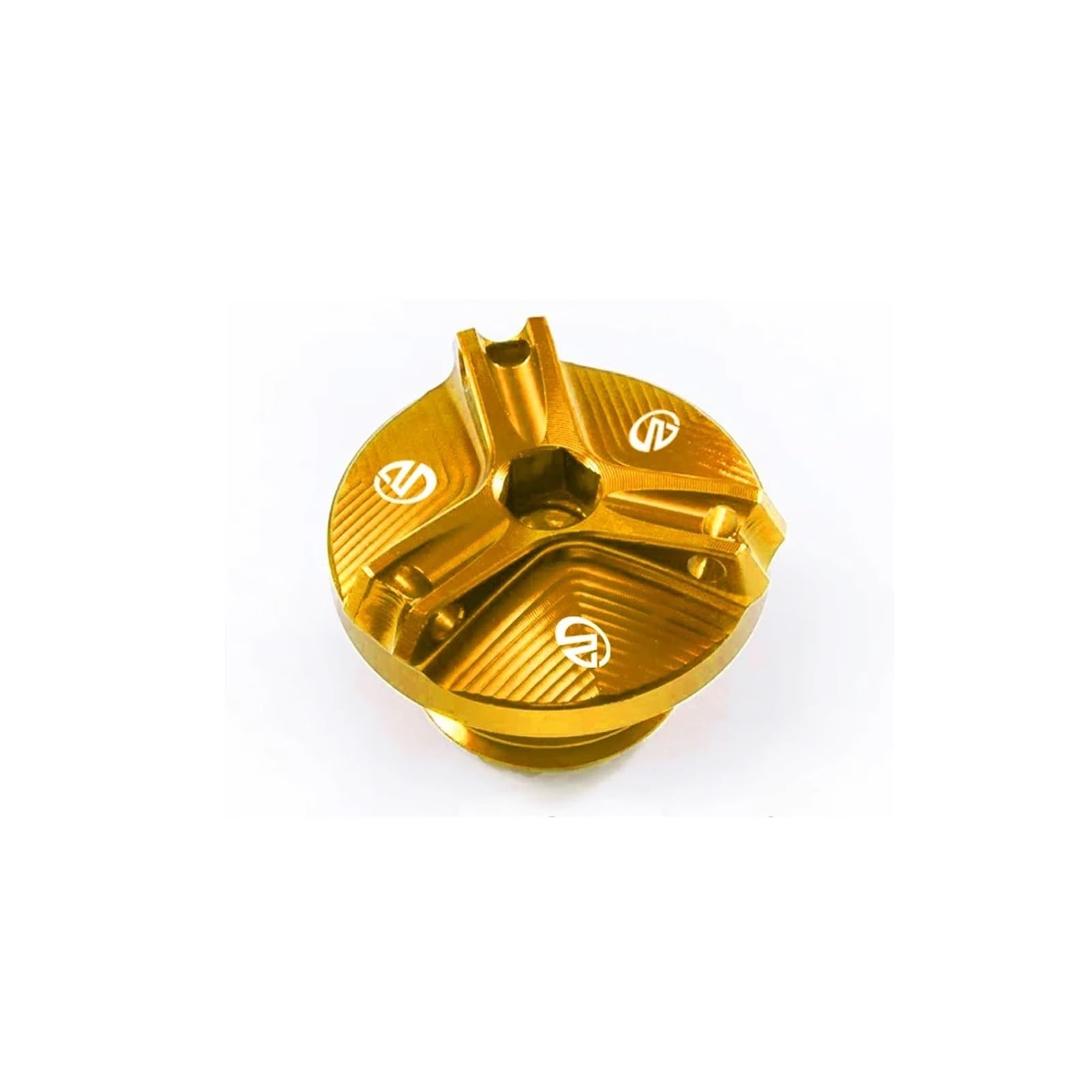 Für KA@&WASAKI Z900 Z650 Z 900 650 2017-2024 Motorradzubehör E-Bremsflüssigkeitszylinder Hauptbehälter Öleinfülldeckelschutz(1 Oil Cap-Gold) von LOFIRY