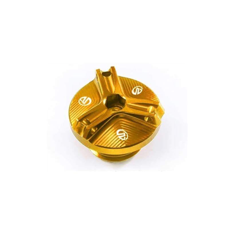 Für KA@&WASAKI Z900 Z650 Z 900 650 2017-2024 Motorradzubehör E-Bremsflüssigkeitszylinder Hauptbehälter Öleinfülldeckelschutz(1 Oil Cap-Gold) von LOFIRY