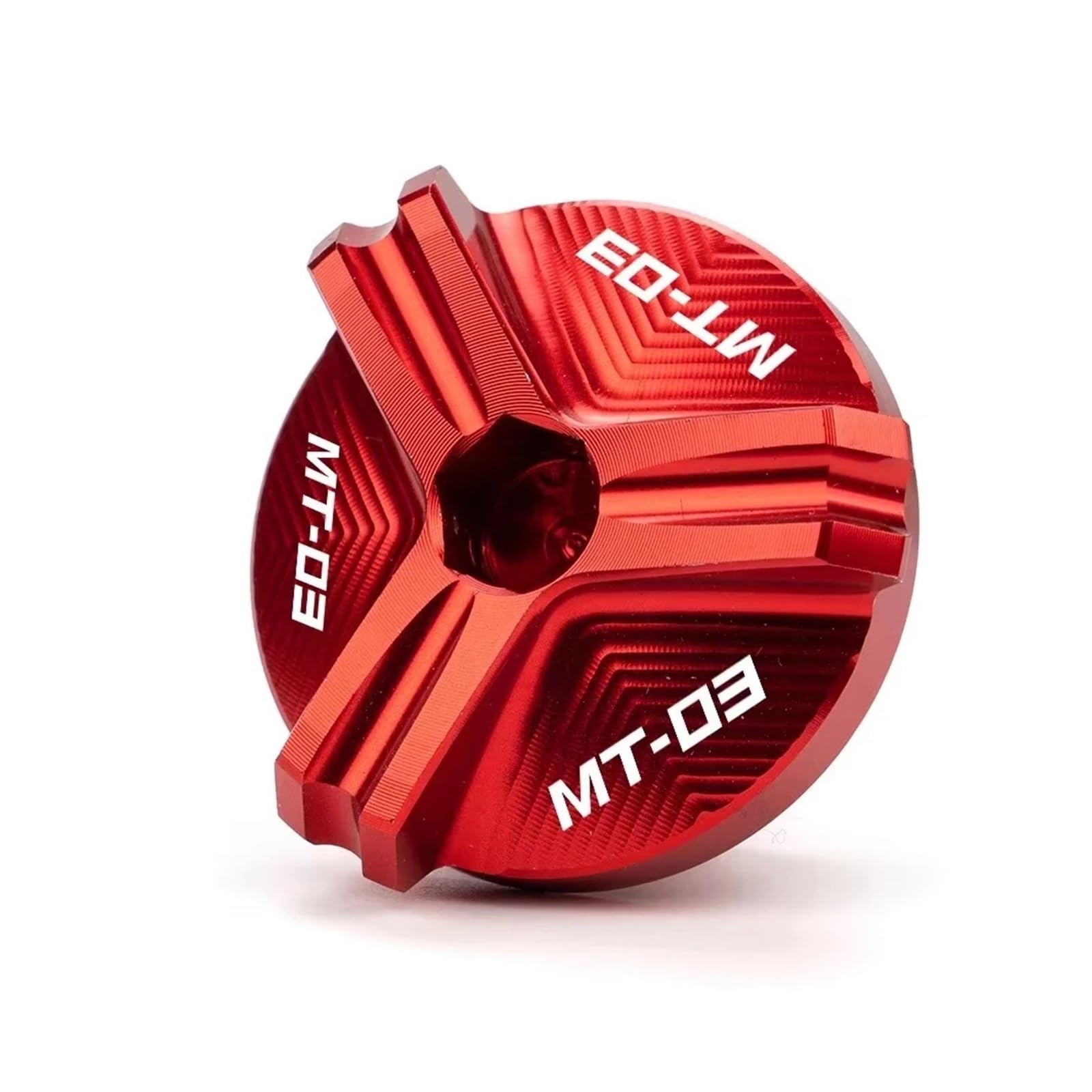 Für YA@&MAHA MT03 YZFR3 YZF R3 MT-03 2015-2024 Motorrad-Öleinfülldeckel Für Vorderen Und Hinteren Bremsflüssigkeitsbehälter(Filler Cap Red) von LOFIRY