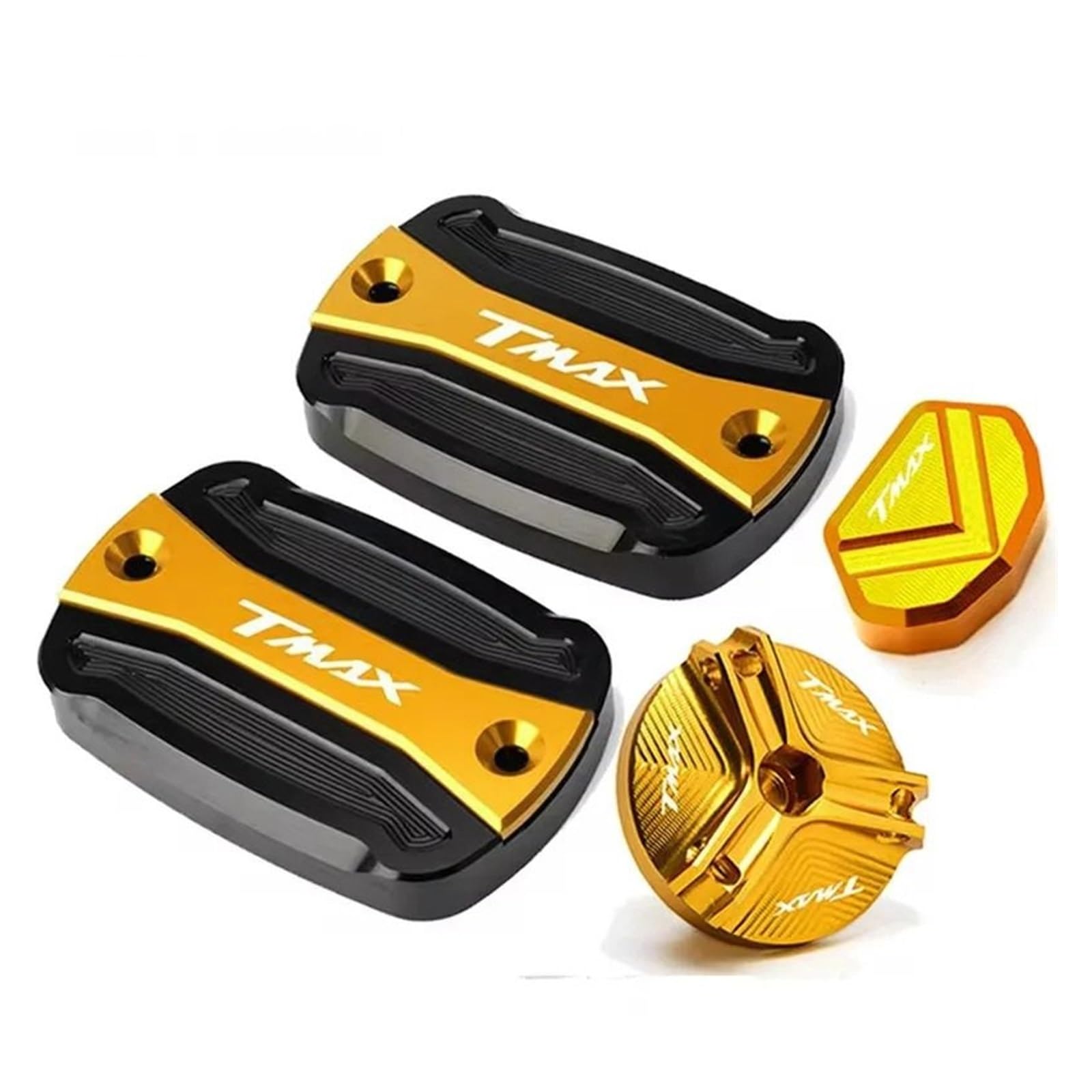 Für YA@&MAHA T-Max TMAX 530 500 560 TMax530 SX DX TECH MAX TMAX560 Motorradknopf-Abdeckung Für Hauptbremszylinderbehälter(4-Gold) von LOFIRY