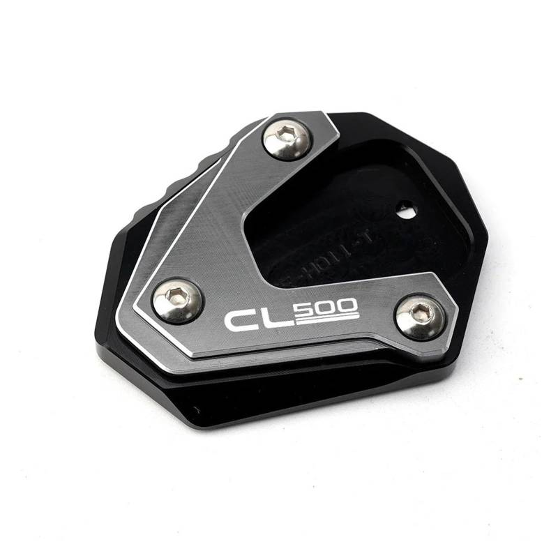 LOFIRY Motorrad Seitenständer Für HON@&DA CL500 CL250 CL300 CL 250 300 500 2023 Zubehör Motorrad-Seitenständer-Verlängerungspolster Aus Aluminium(Grey-CL500) von LOFIRY