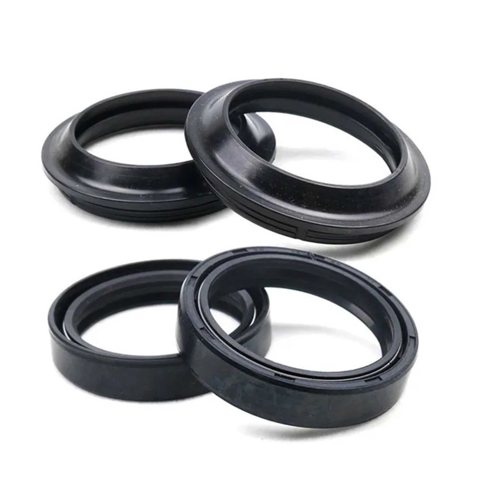 43 * 55 * 9,5/10,5mm Motorrad Zubehör Gabel Stoßdämpfer Öl Dichtungen for VTR1000F VTR 1000F 1998-2005(Oil and dust seal) von LOFLRCFE