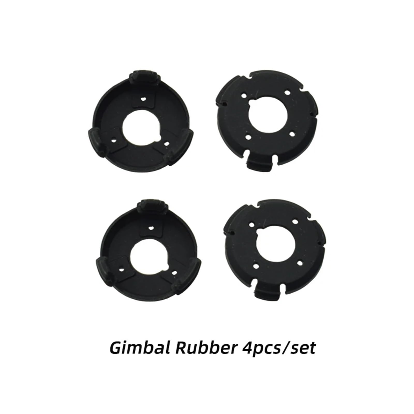 Gimb-al-Teil for Mini3 Pro, Zubehör, Kameraobjektiv, Flexkabel, Pitch-Roll-Motorarm, Reparaturteile(4pcs Rubber) von LOFLRCFE