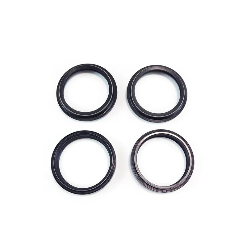 Motorrad 48mm Gabel Öl Dichtung Staub Dichtung Gummi O-ring for KT 125EXC 125SXS 250XCF 300XCW 450XCRW H-USQVA FC250 TC125 TE300(Oil Dust Seal) von LOFLRCFE