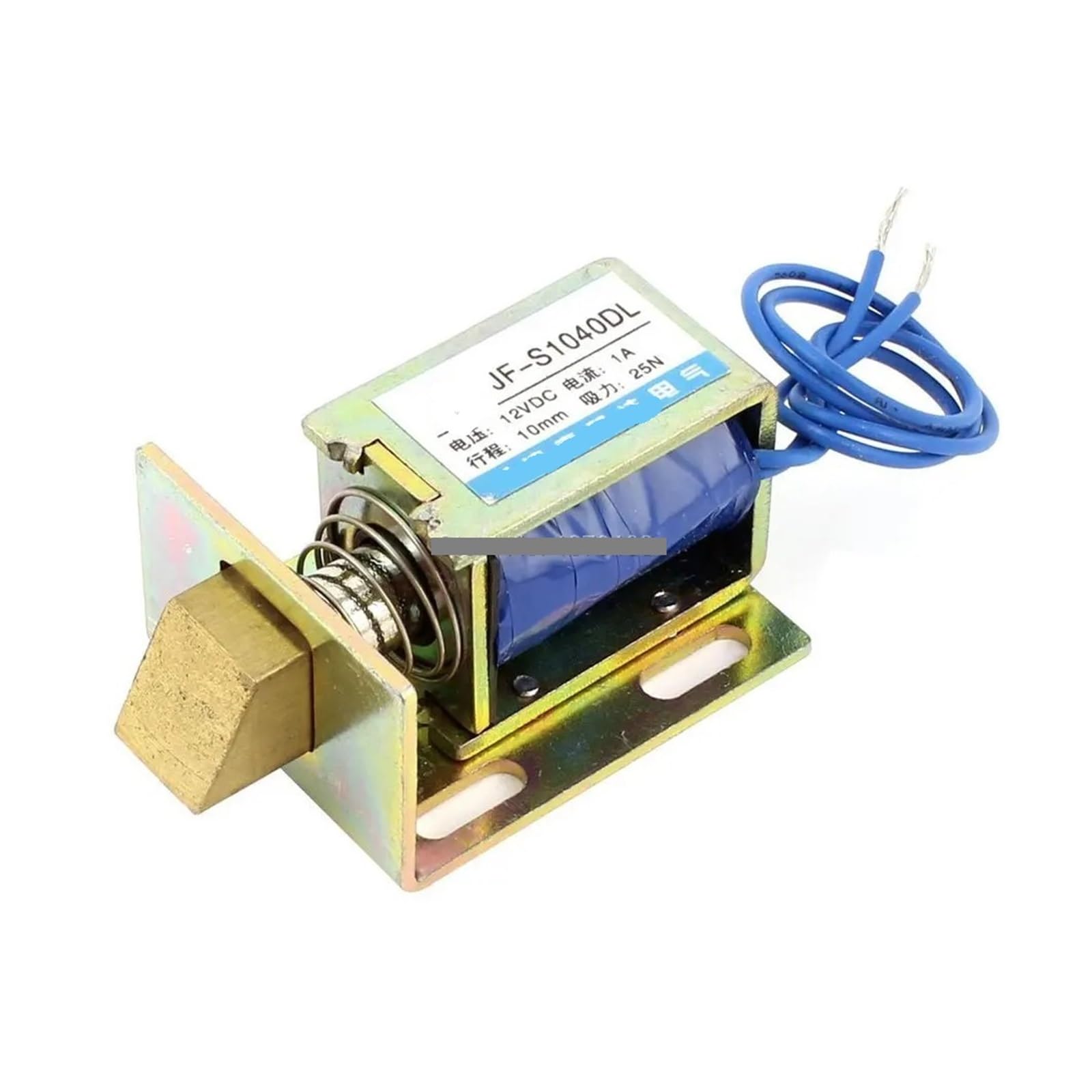 JF-S1040DL DC 12V 1A 10mm Stroke Power 25N Open Frame Door, Solenoid Lock Motor Drivers von LOFWSGPRX