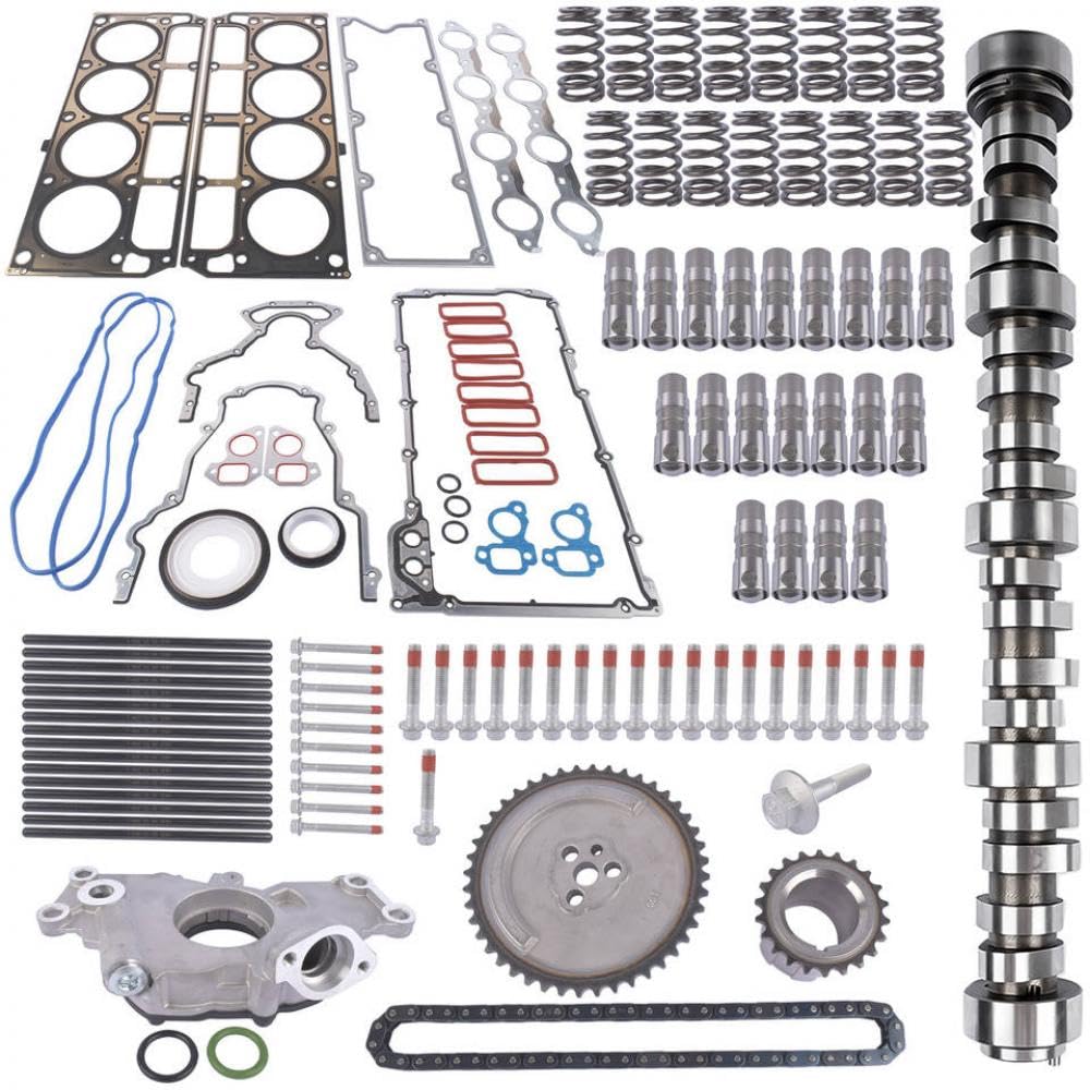 Nockenwellen- und Lifter -Pushrods -Kit Kompatibel mit Avalanche Silverado 1500 und Yukon Kompatibilität von LOGFDPYM