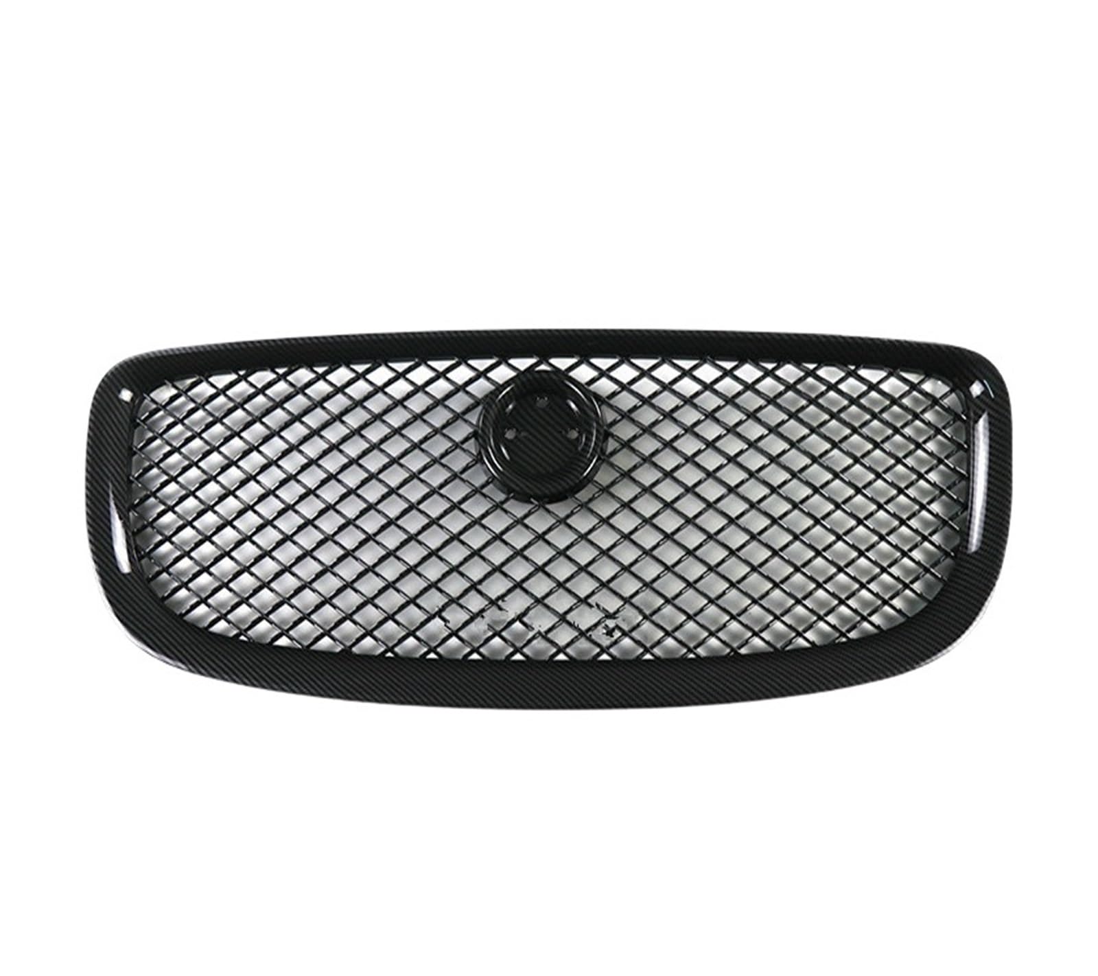 LOHBJCD Auto-Frontstoßstangen-Netzgitter, kompatibel mit Jaguar XF XFR 2012 2013 2014 2015(Carbon fiber) von LOHBJCD