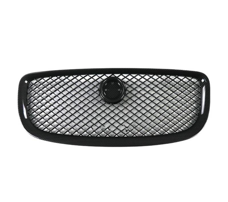 LOHBJCD Auto-Frontstoßstangen-Netzgitter, kompatibel mit Jaguar XF XFR 2012 2013 2014 2015(Carbon fiber) von LOHBJCD