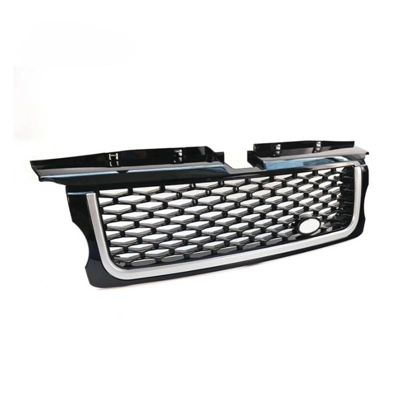 LOHBJCD Auto-Renngrills Kompatibel for Land Rover Range Rover Sport 2005-2009 L320 Schwarz Silber Frontstoßstangengrill Autozubehör von LOHBJCD