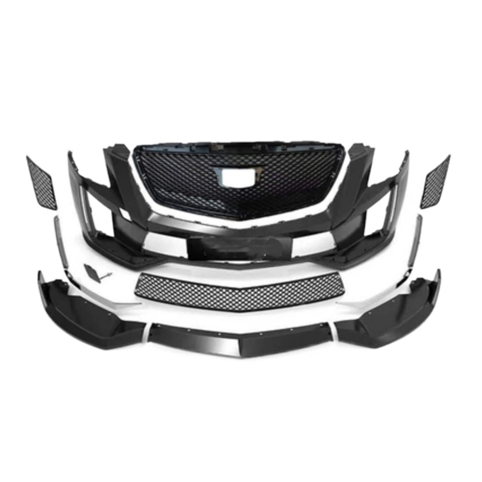 LOHBJCD Body Kit Frontstoßstange Hecklippe Grill Kotflügel Montage Kompatibel for Cadillac ATSL Geändert Zu Kit Schwanz Kehle Frontschaufel(Style 1) von LOHBJCD