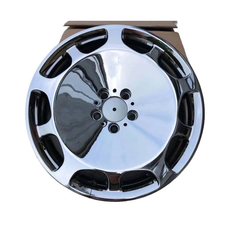 LOHBJCD Chrom 18 19 20 Zoll 5x112 Auto-Leichtmetallfelgen kompatibel for Mercedes-Benz CES-Klasse kompatibel for Maybach CLA GLC SLC GLK W211 W221 W203 S63 AMG(18in.) von LOHBJCD