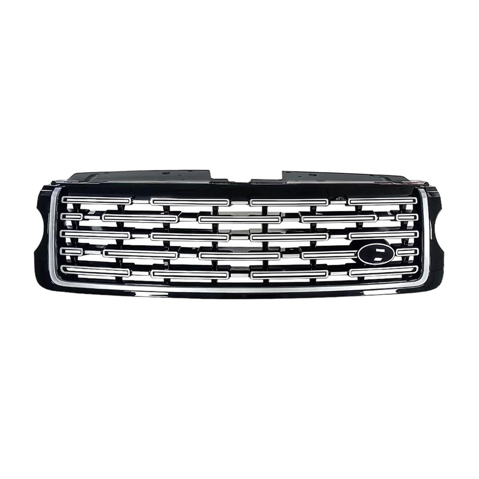 LOHBJCD Glänzend schwarzer Auto-Frontstoßstangengrill, kompatibel for Land Rover Range Rover Vogue L405 2013 2014 2015 2016 2017, Autozubehör(Limited edition) von LOHBJCD