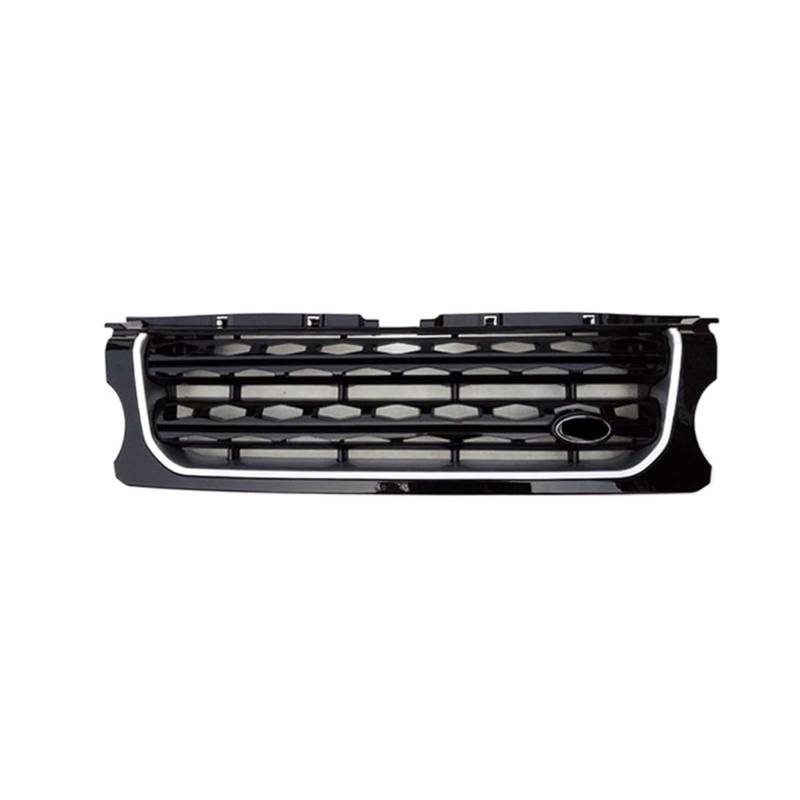 LOHBJCD Kompatibel for Land Rover Discovery 4 LR4 2010 2011 2012 2013 L319 Autozubehör Frontstoßstangengrill Mittelfeld Styling Obergrill 10-13(Black Silver) von LOHBJCD