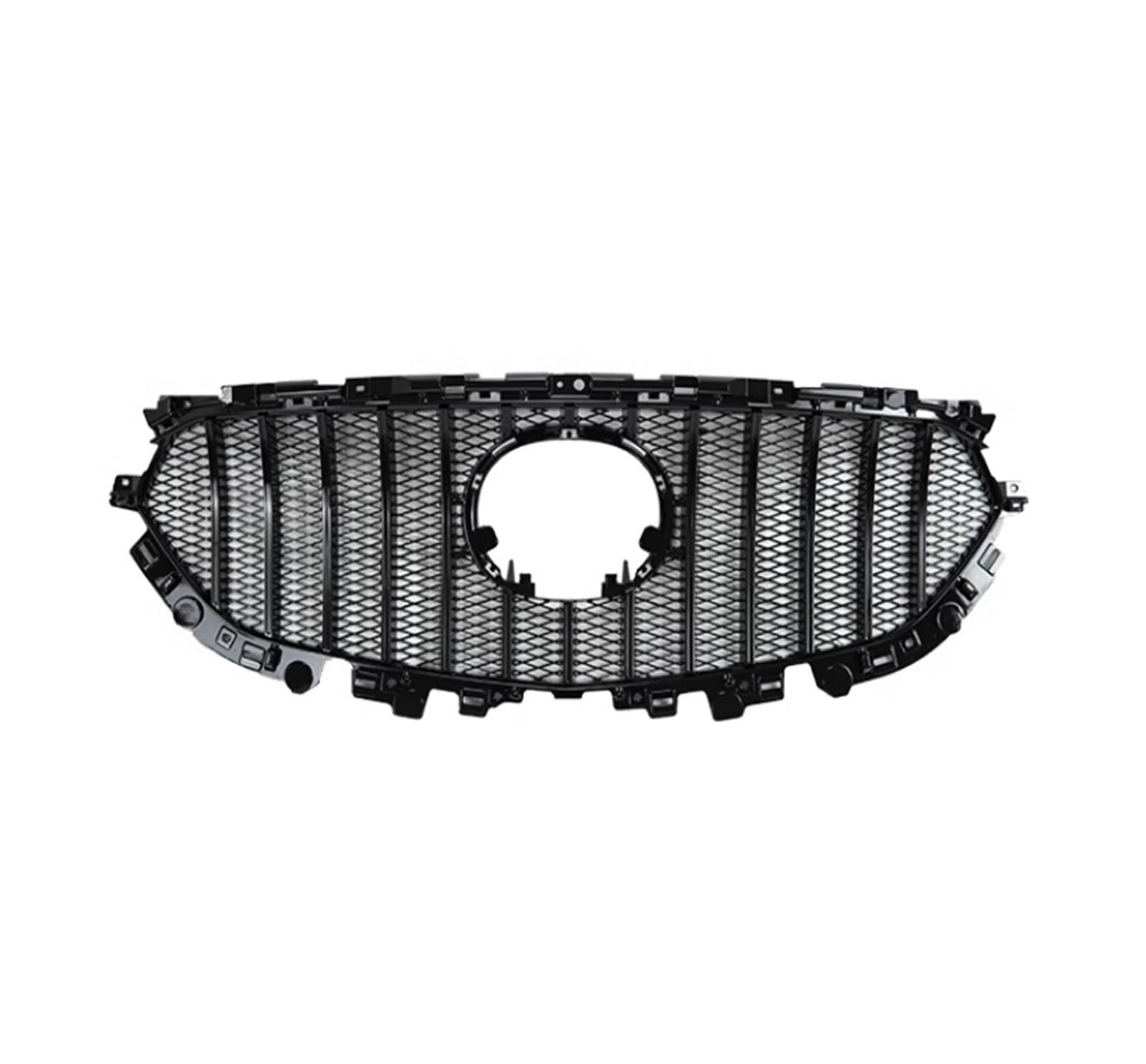 LOHBJCD Kompatibel for Mazda CX5 CX-5 2017 2018 2019 2020 2021 ABS Schwarz Auto Vordere Stoßstange Mesh Grille Trim Racing Grills(Black) von LOHBJCD