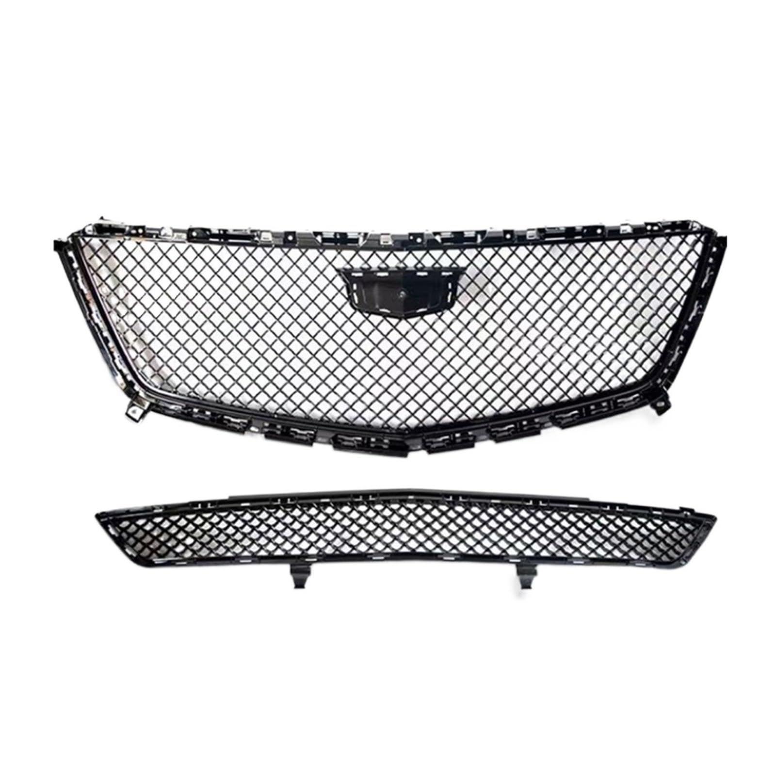 LOHBJCD V-Stil vorne Sport Haube Racing Grill kompatibel for Cadillac XT5 2016 2017 2018 2019 2020 Auto Zubehör kein Rahmen von LOHBJCD