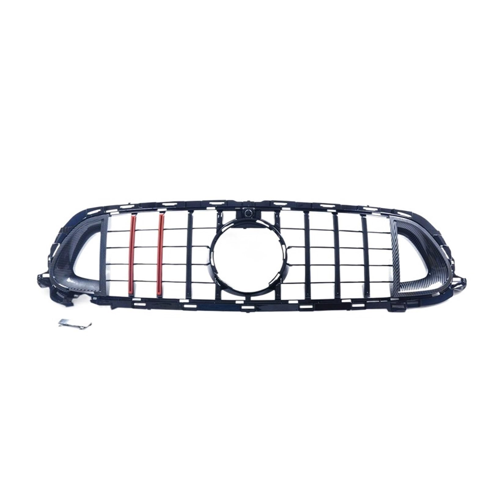 LOHBJCD W213 Auto Frontschürze Grille Racing Grills Body Kit Kompatibel for Mercedes Benz E Klasse W213 2021 2022 2023 auto Zubehör(Red Slat) von LOHBJCD