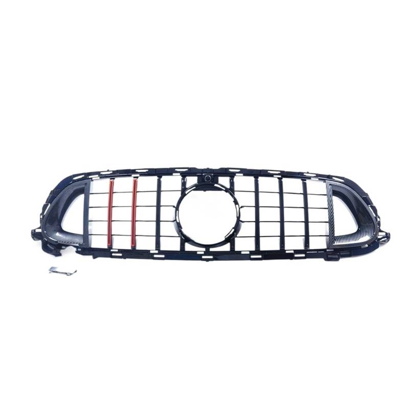 LOHBJCD W213 Auto Frontschürze Grille Racing Grills Body Kit Kompatibel for Mercedes Benz E Klasse W213 2021 2022 2023 auto Zubehör(Red Slat) von LOHBJCD