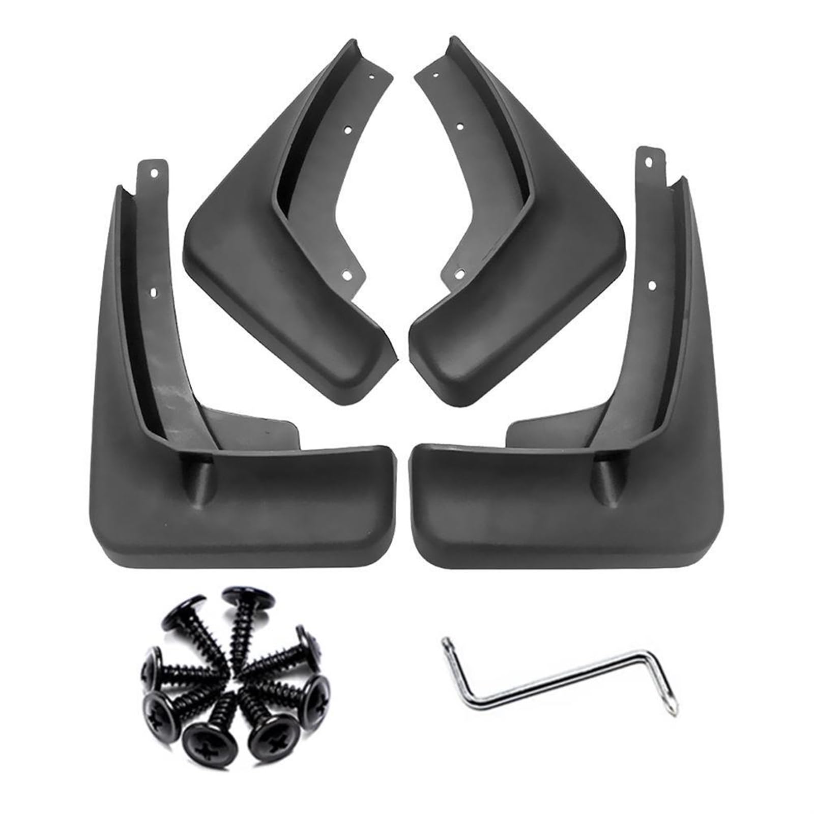 Auto-Kotflügel/Fit for Hyundai IONIQ 6 2023 2024 4 Pcs Kotflügel Schlamm Flattert Schutz Vorne Auto Hinten Kotflügel Schmutzfänger Splash Styling Auto Zubehör Q3G3 Radlauf Verbreiterung Kotflügel Sch von LOHWSTRFG