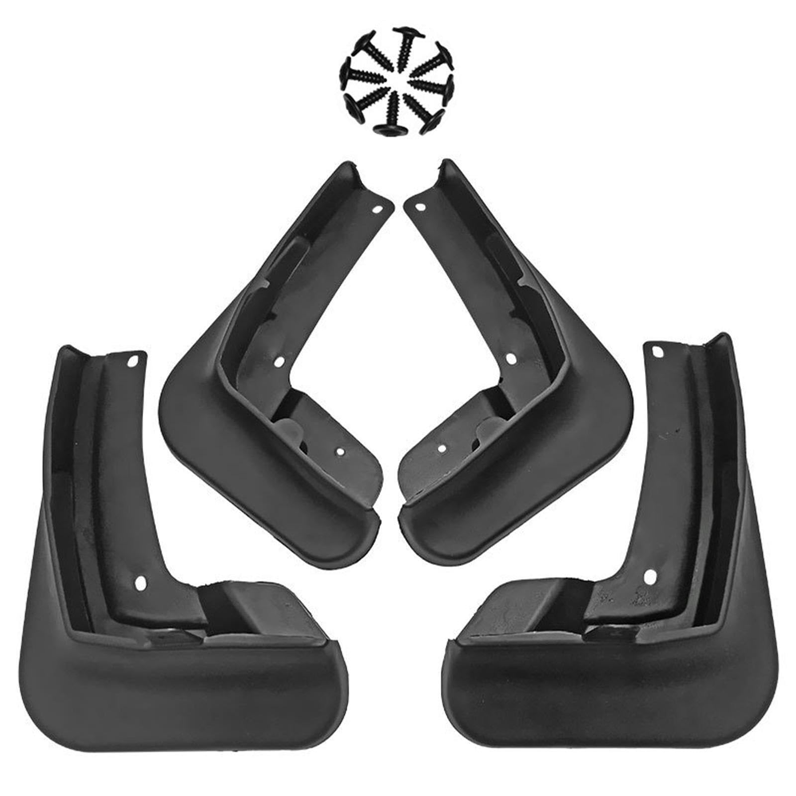 Auto-Kotflügel 4Pcs Auto Schlamm Flaps Splash Guards Vorne und Hinten Seite Kotflügel Kotflügel für Radlauf Verbreiterung Kotflügel Schmutzfänger Univ von LOHWSTRFG