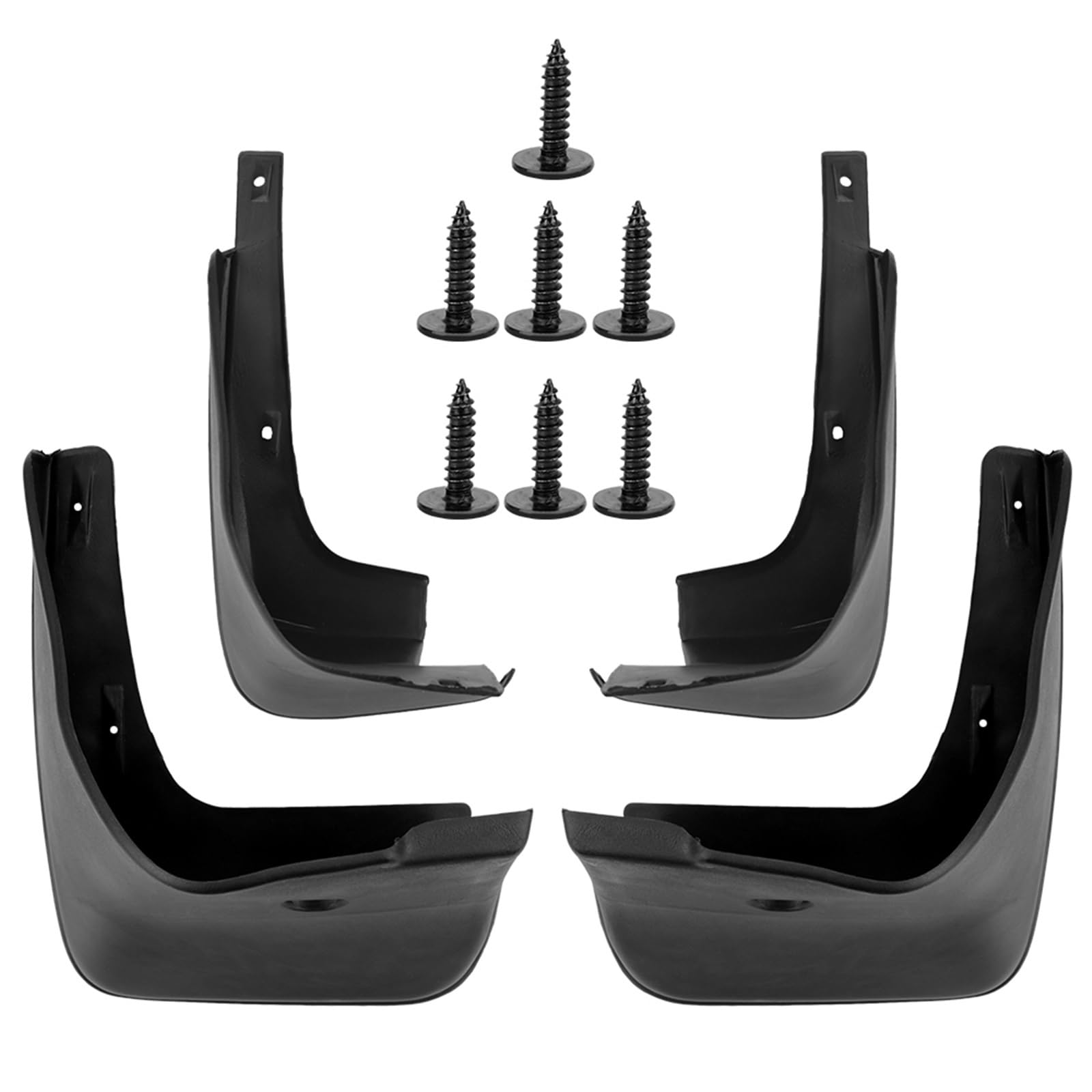 Auto-Kotflügel Auto-Schmutzfänger, Schmutzfänger, vorn und hinten, Kotflügel, 4-teilig/Set, Spritzschutz, passend for Toyota Corolla AE140 2007-2013 Radlauf Verbreiterung Kotflügel Schmutzfänger Univ von LOHWSTRFG