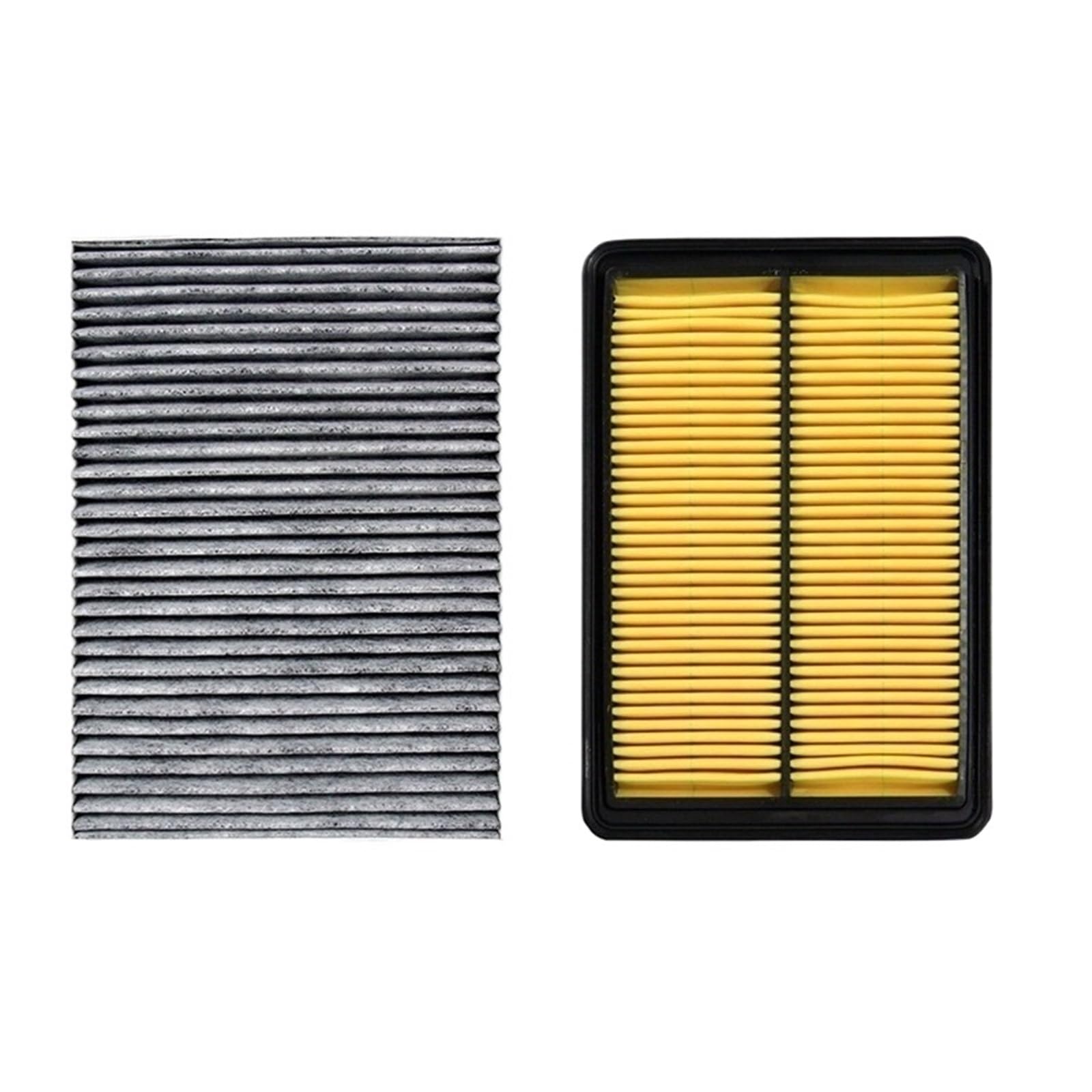 Auto-Luftfilter Auto-Luftfilter + Innenraumfilter, 2-teiliges Set/Passend for Nissan Qashqai J11 2013-2019 1.2L 1.6L 2.0L Modellfilter OEM 165464BA1A 272774BA0A Luftfilter Für PKW(2 Pcs Air Filter) von LOHWSTRFG