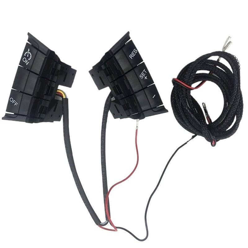 Lenkradsteuerung Multifunktionstaste Tempomat Mult Auto Tempomat Schalter Geschwindigkeit Control System Mit Kabel Multifunktions Lenkrad Taste Schalter/Fit for Ford Focus 2005-2011 Lenkrad Multifunkt von LOHWSTRFG