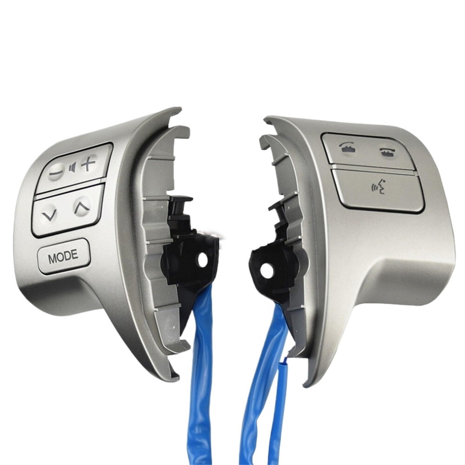 Lenkradsteuerung Multifunktionstaste Tempomat Mult Bluetooth-Audio-Steuerschalter for Autolenkrad 84250-02200 / Passend for Toyota/Passend for Corolla ZRE15 2007~2010 Lenkrad Multifunktionstaste T von LOHWSTRFG