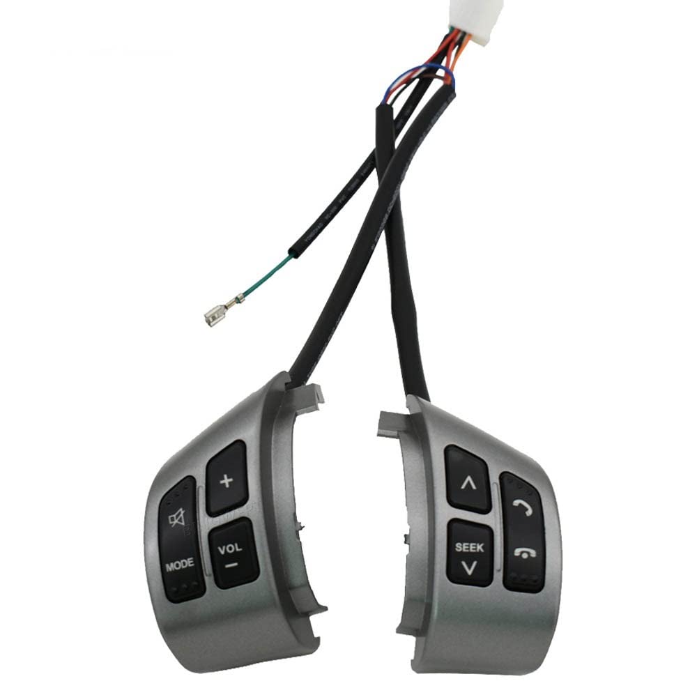 Lenkradsteuerung Multifunktionstaste Tempomat Mult Bluetooth Telefon Mediensteuerung Tastenschalter Lenkrad Tastenschalter Audio Lautstärke/Passend for Suzuki SX4 Swift 2006-2013 Lenkrad Multifunkti von LOHWSTRFG