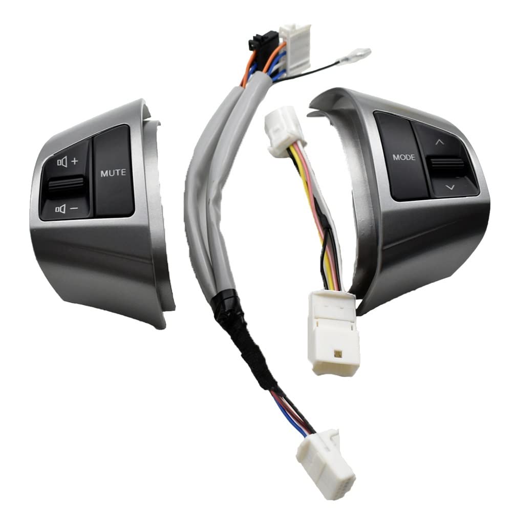 Lenkradsteuerung Multifunktionstaste Tempomat Mult Multifunktions-Lenkrad-Fernbedienungs-Bluetooth-Knopfschalter mit Kabel/passend for Hyundai Elantra 2008–2015 Lenkrad Multifunktionstaste Tasten Bl von LOHWSTRFG