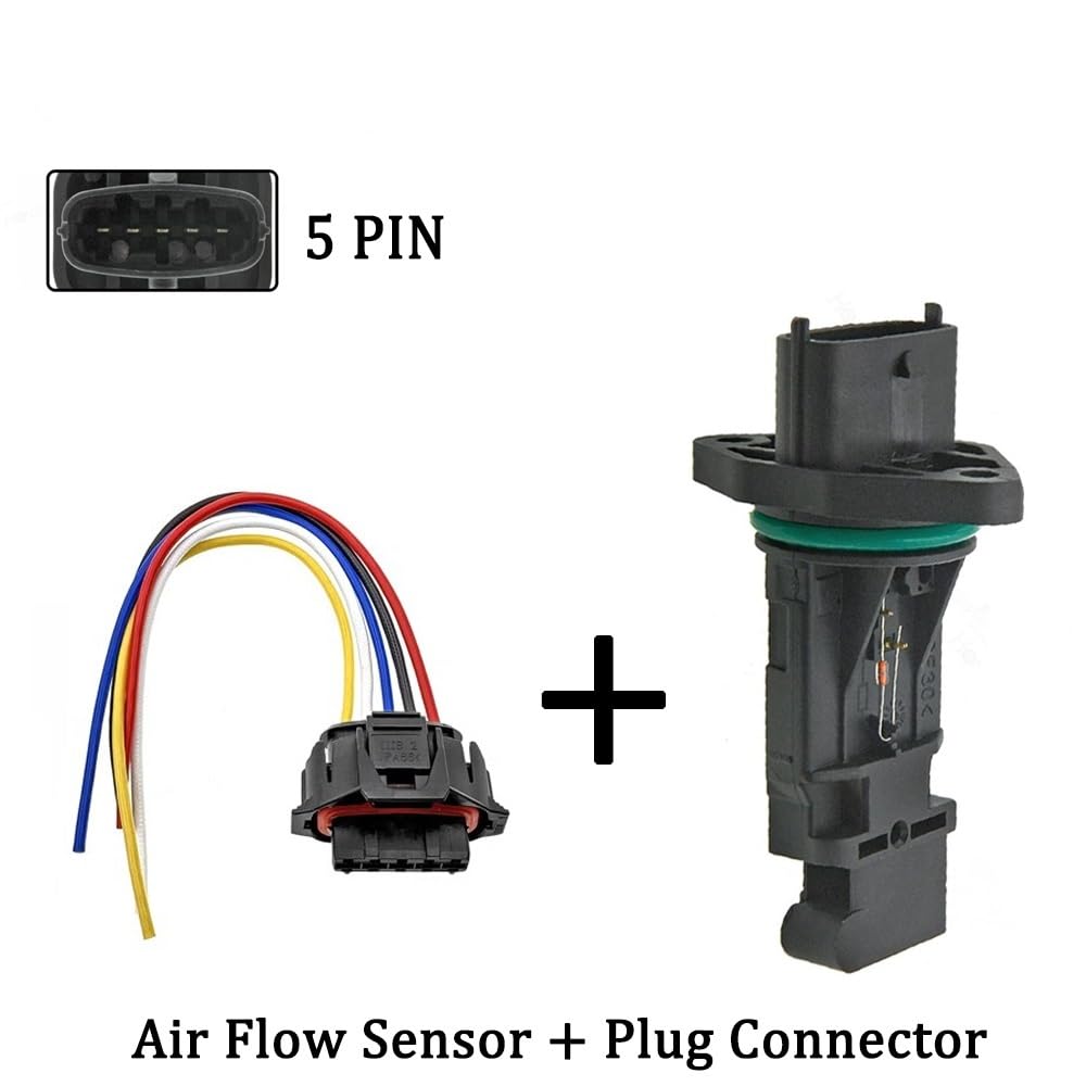 Luftdurchflussmesser für Kraftfahrzeuge und Motorr F00C2G2071 Luftmassenmesser MAF Sensor/Passend for SsangYong Kyron 2005–2015 Rexton I 2001–2007 Rexton II 2007–2012 Actyon 2005–2012 Sensor des Luf von LOHWSTRFG