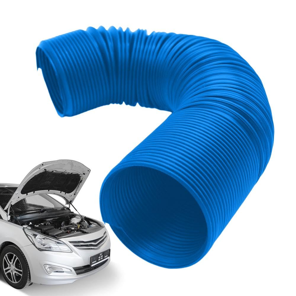 Luftfilter-Ansaugschlauch Flexibler Luftansaugschlauch/Passend for Hochtemperatur-Luftstrom, flexibles Luftansaugrohr, Induktions-Ansaugschlauch, Auto-Ansaugrohr Ansaugschlauch Luftfilter für(Blue) von LOHWSTRFG