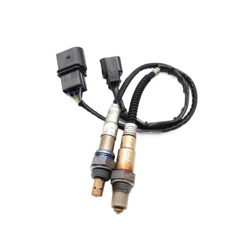 Sauerstoffsensor für Kraftfahrzeuge 2 Stück Luft-Kraftstoff-Verhältnis-Lambda-O2-Sauerstoffsensor vorn hinten 39210-23700 39210-23750 / Passend for Hyundai Elantra Kia Spectra 2.0L 03-09 Sauerstoffsen von LOHWSTRFG