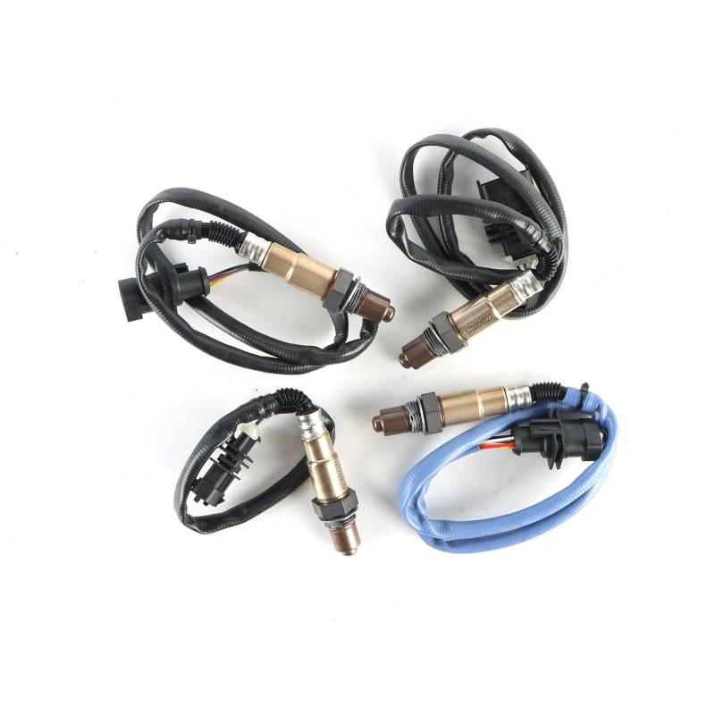 Sauerstoffsensor für Kraftfahrzeuge 4-teiliges Sauerstoff-O2-Sensor-Set 670004022 670002199 670009076 / Passend for Maserati Ghibli Quattroporte 2014–2020 Levante 2017–20 3.0L Turbo Sauerstoffsensor von LOHWSTRFG