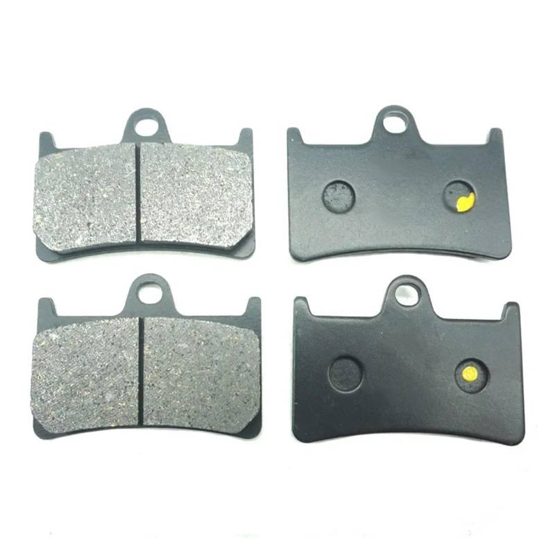 Motorrad Vorne Hinten Bremsbeläge for FZ6 Fazer-S2 / ABS 2007 2008 2009 FZ6 S2 / ABS 2007-2009 FazerS2 FZ6S2 FZ 6(2 X Front Brake Pads) von LOKAXXZU