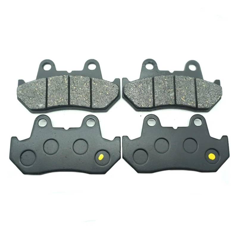 Motorrad Vorne Hinten Bremsbeläge for GL1200 Gold Wing 1984 GL1200A / GL1200I Gold Wing Aspencade/Interstate 1984-1987 GL(2 X Front Brake Pads) von LOKAXXZU