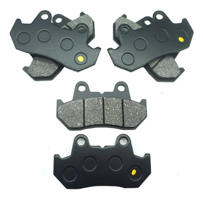 Motorrad Vorne Hinten Bremsbeläge for GL1200 Gold Wing 1984 GL1200A / GL1200I Gold Wing Aspencade/Interstate 1984-1987 GL(Front Rear Pads) von LOKAXXZU