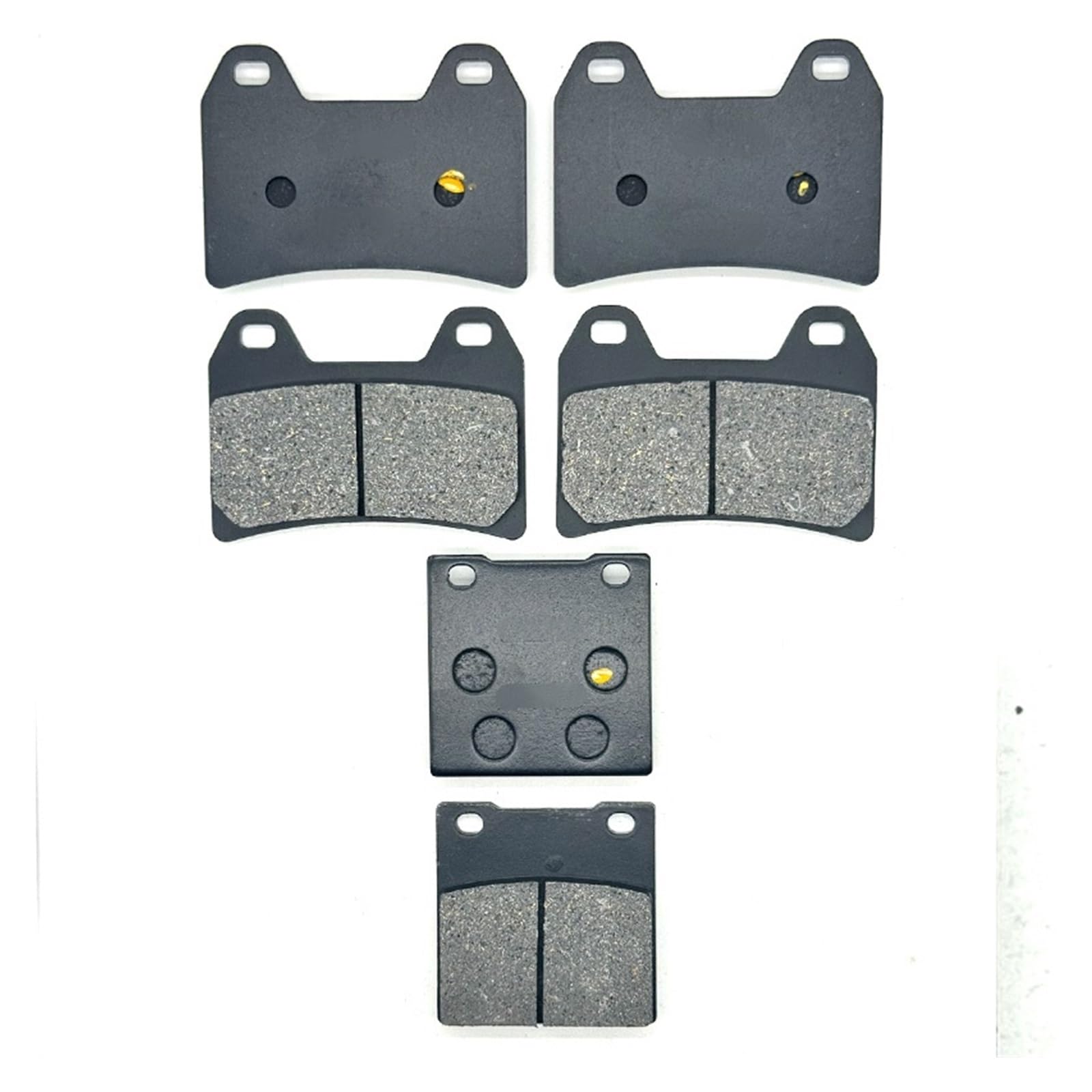 Motorrad Vorne Hinten Bremsbeläge for GSX400 Impuls 99 2005-2007 GSX400FS 97-01 GSX400X 05 07 GSX1200FS Inazuma 98-99 GSX(Front Rear Pads) von LOKAXXZU