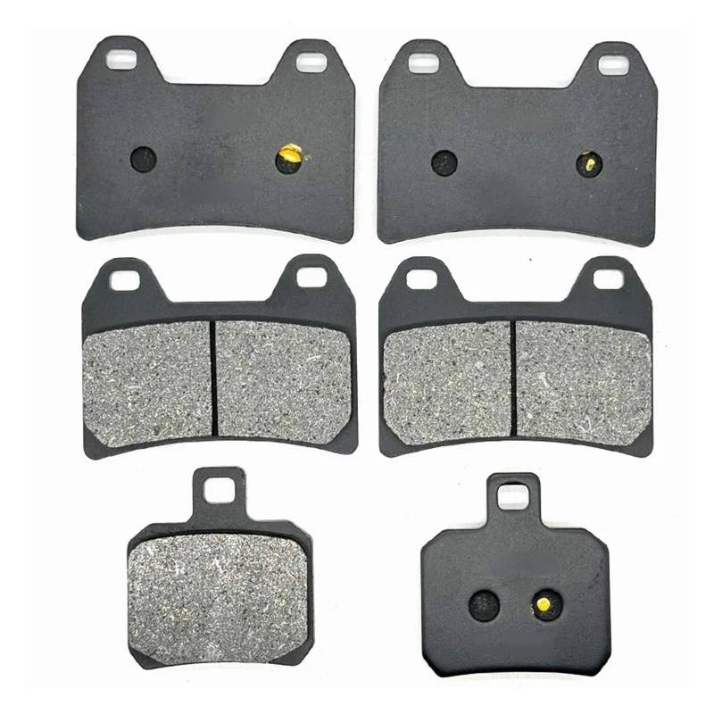 Motorrad Vorne Hinten Bremsbeläge for MV675 Brutale 12-17 MV800 Brutale 12-18 MV800 Brutale Dragster 14-15 MV 675 800(Front Rear Pads) von LOKAXXZU