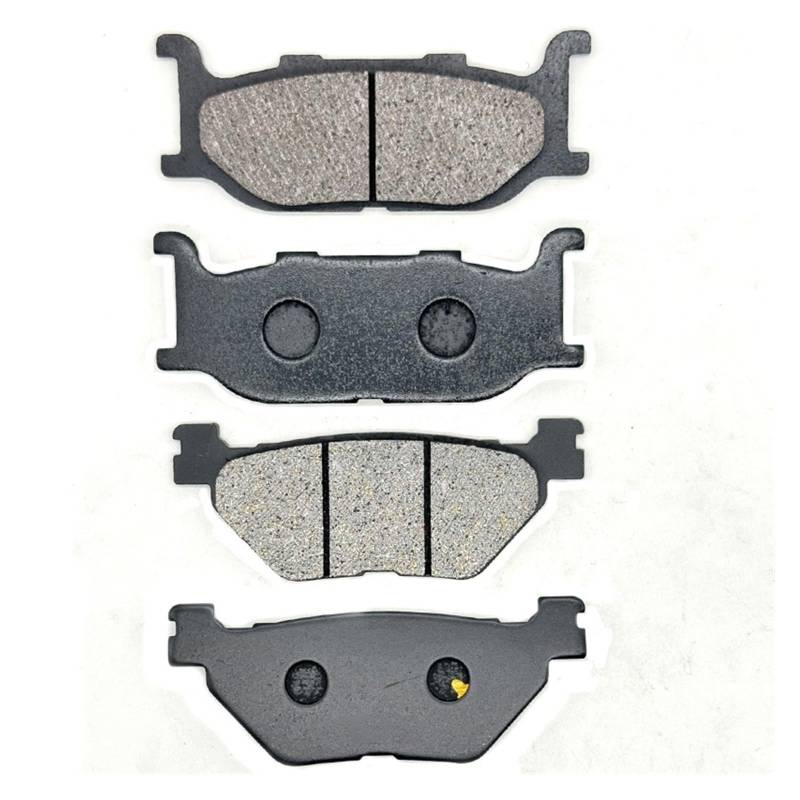 Motorrad Vorne Hinten Bremsbeläge for TMAX500 T MAX XP500 SJ02J 01-02 SJ04J 05-07 SJ08J 08 2010 XP500C SJ02J 2003 XP 500(Front Rear Pads) von LOKAXXZU